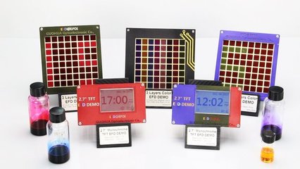 中國電潤濕電子紙顯示技術取得重大突破